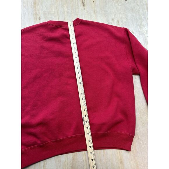 Vintage Hard Rock Cafe San Francisco Save The Planet Sweatshirt 90s Red Size XL - Picture 8 of 9